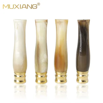 

1Pcs Imitation Ox Horn Filter Smoke Cigarette Pipes Tobacco Pipe Standard Smoking Pipe Mouthpiece Cigarette Holder bb0004