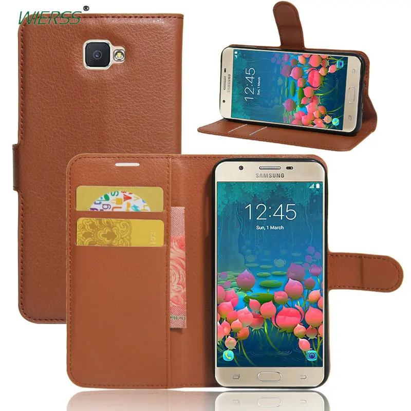 Luxury Flip Leather Case cover For Samsung Galaxy J5 Prime On5 2016