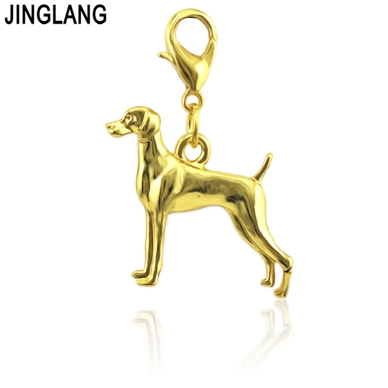 JINGLANG Модный Цветной амулеты серии животных собака кулон для DIY ювелирных изделий