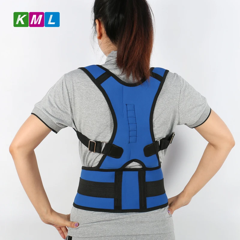 

Adjustable Magnetic Therapy Posture Corrector Brace Shoulder Back Support Belt for Male Female Braces & Supports Belt BKL01