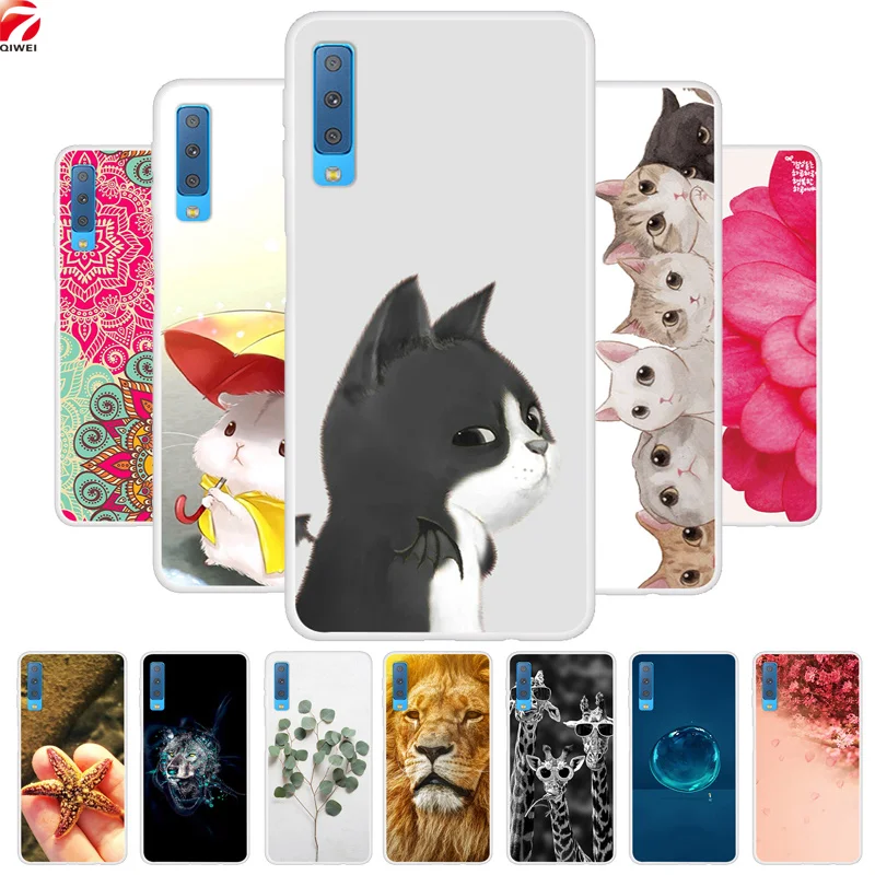 

For Samsung A7 2018 Case NEW Arrival Slim Soft Silicon TPU Back Cover For Samsung Galaxy A7 2018 A750 SM-A750F Phone Cases Coque