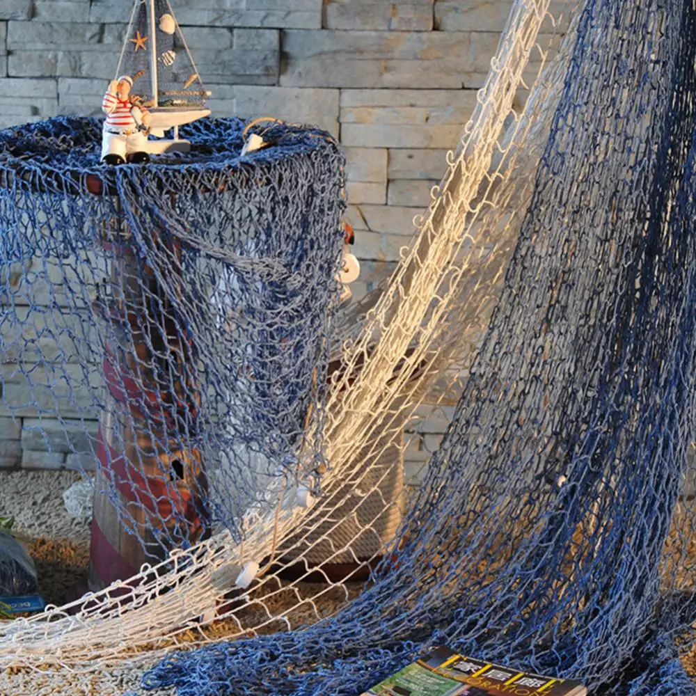 Модные морские рыболовные сети, морские стены, пляжные вечерние морские раковины, домашний садовый декор, Новинка