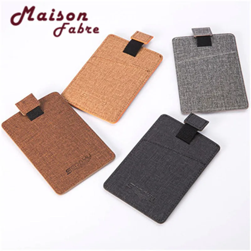 

Business Women Men Burlap fabric Bifold Wallet ID Credit Card Handmade Holder Purse Linen Pockets A# dropship