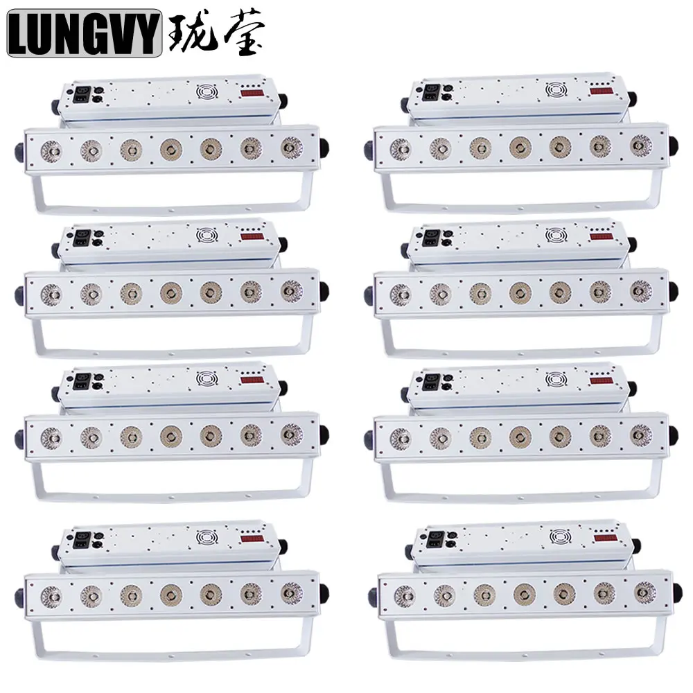 

Free Shipping 8pcs/Lot Led Bar Light Stage Light 7x30w RGB 3in1 Fixture Led Wall Washer Light