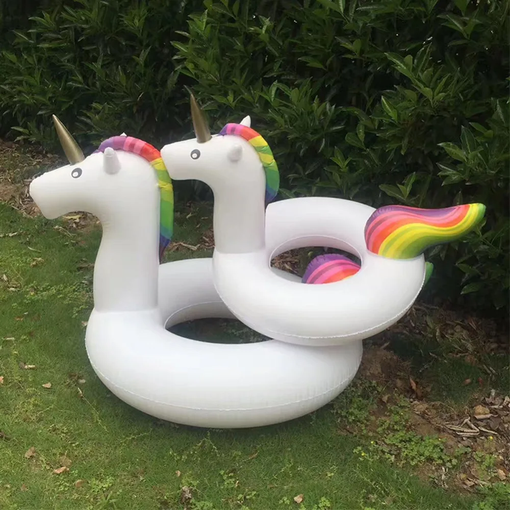 2017-New-Summer-Swimming-Pool-Baby-Inflatable-Unicorn-In-Water-Child-Rainbow-Hourse-Floating-Row-kid