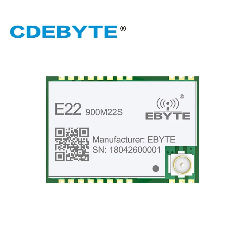 E22 900M22S Ультра низкое потребление новый чип SX1262 850 ~ 930 МГц 160 МВт IPX печать антенна