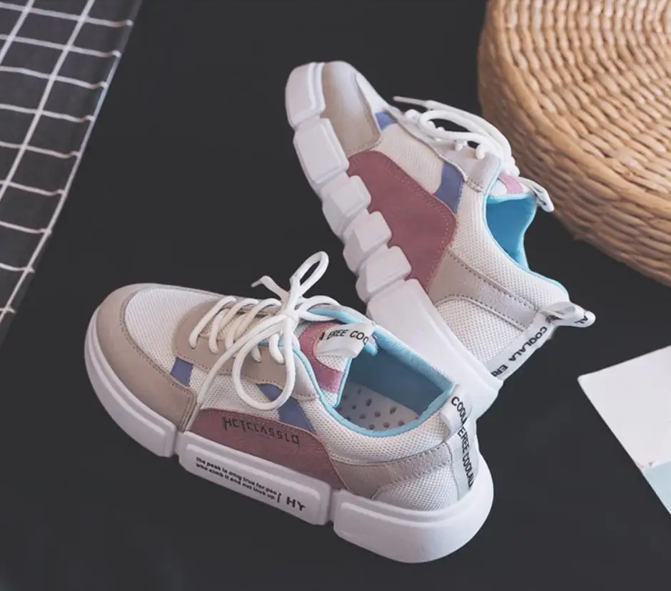 

2019 new product small white shoes super hot women's casual shoes fashion flat tennis shoes women's platform sneakers zapatillas