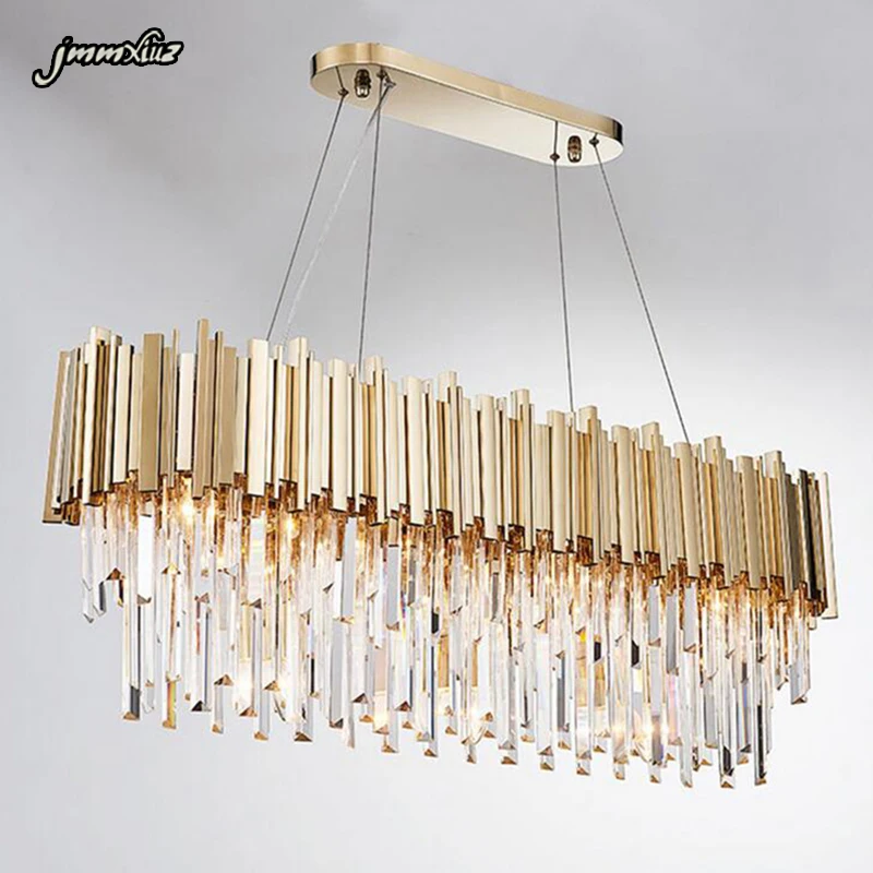 

jmmxiuz Luxury crystal chandelier gold shine living room lamp hotel decoration can be customized size