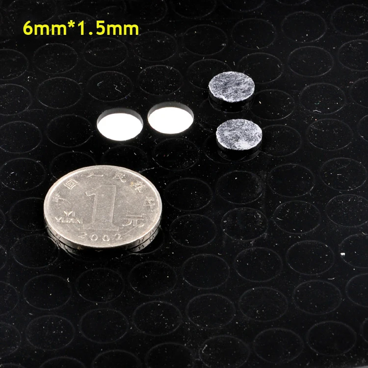 200pcs 6mm 1 5mm black self adhesive soft anti slip bumpers silicone rubber feet pads great