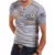 Zogaa Brand 2018 Summer Mens Shirt Short sleeve Fashion V-neck cotton shirts slim Fit men Tops Casual Male Shirt Printed Tees