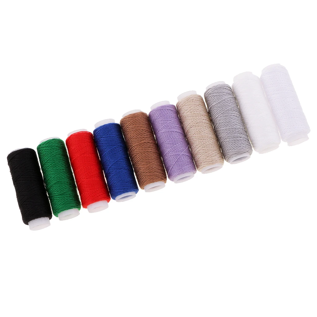 New 10 Spools Leather Jeans Sewing Thread Strong for Hand / Machine Home DIY Jeans Denim Leather Canvas Sewing Tools Supplies