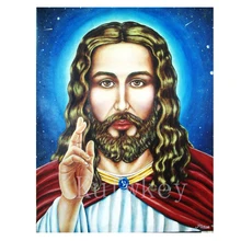 Рукоделие фото на заказ алмазная живопись натуральный, Иисуса Алмазная вышивка распродажа полная квадратная дрель Стразовая вышивка картинка Декор