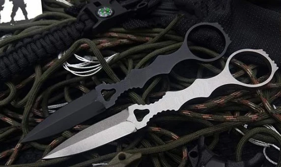 Нож karambit с фиксированным Д2 стальным лезвием и бабочкой, походный инструмент для охоты, выживания, тактический карманный мини подарок, Прямые ножи