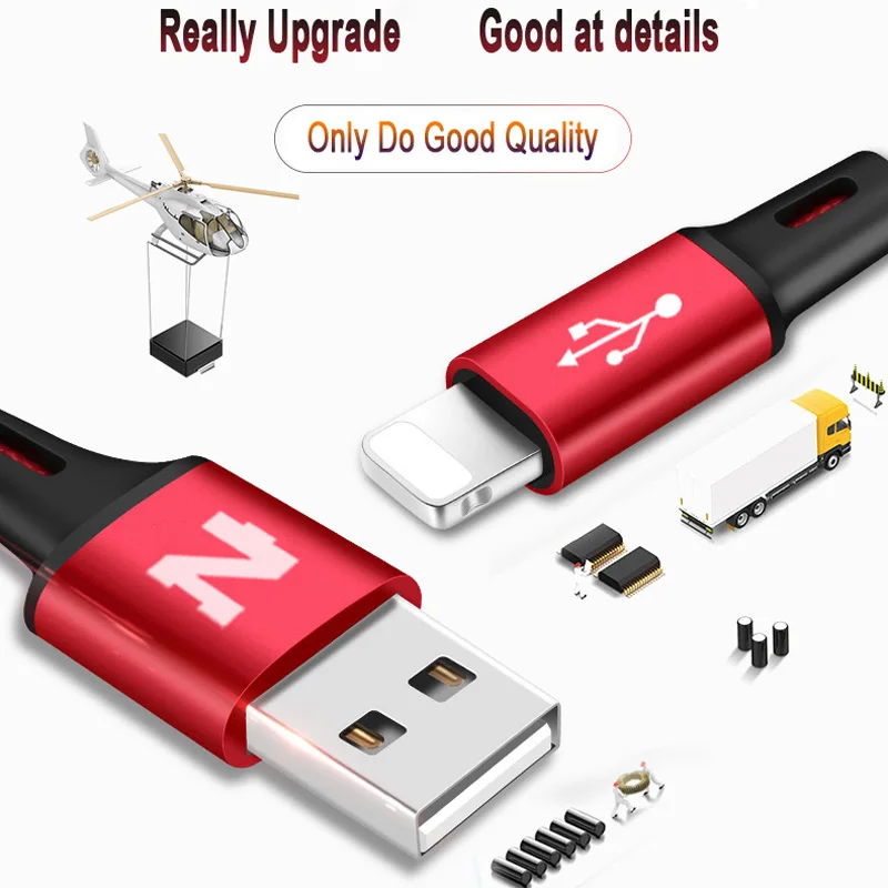 2 шт./лот NOHON 3 в 1 type C 8Pin Micro USB кабель для iPhone 8X7 6 6S Plus iOS 10 9 8 samsung Nokia USB кабели для быстрой зарядки