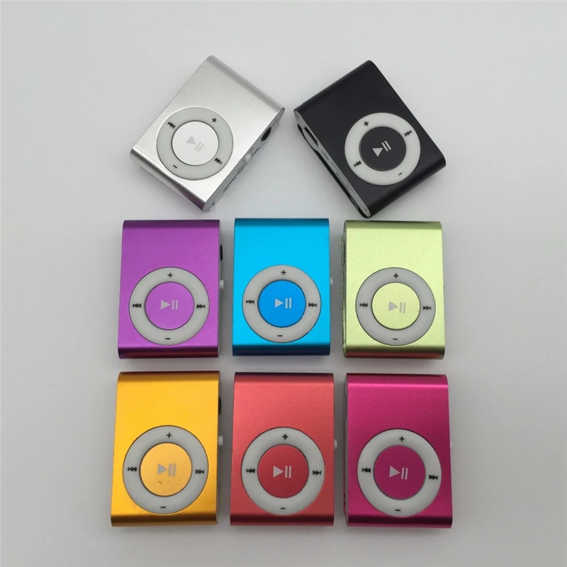 Portable MP3 Player Mini Clip MP3 Player Mini Walkman Mp3 with TF Card Slot