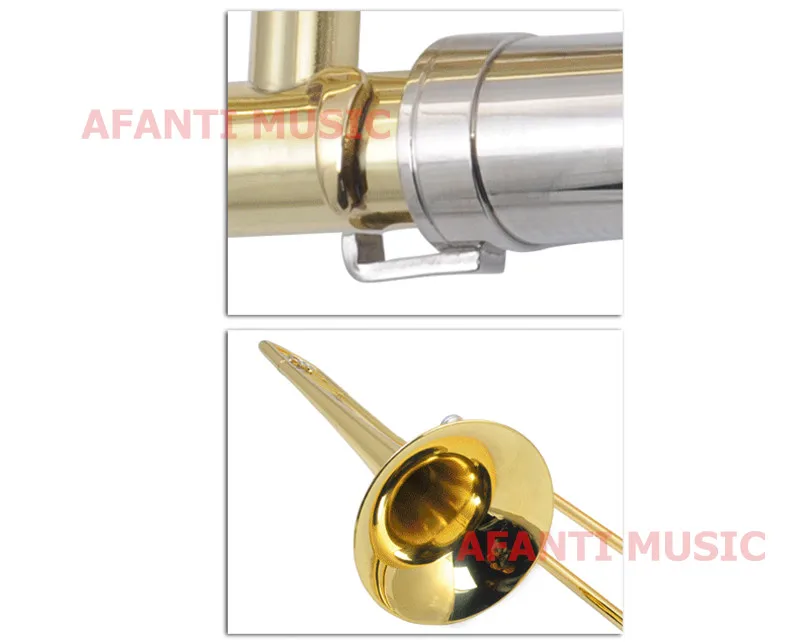 Afanti Tenor Falling Tune B Латунный корпус золотой лак тромбон(ATB-131