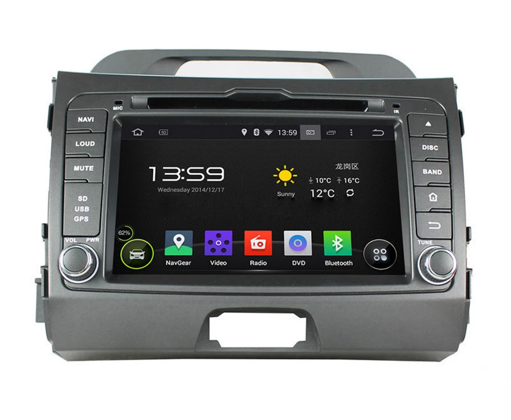 Sale 7" Android Car DVD Player with TV/BT GPS 3G WIFI,Audio Radio Stereo,Car PC/multimedia headunit for KIA SPORTAGE R 2010 2011 2012 0