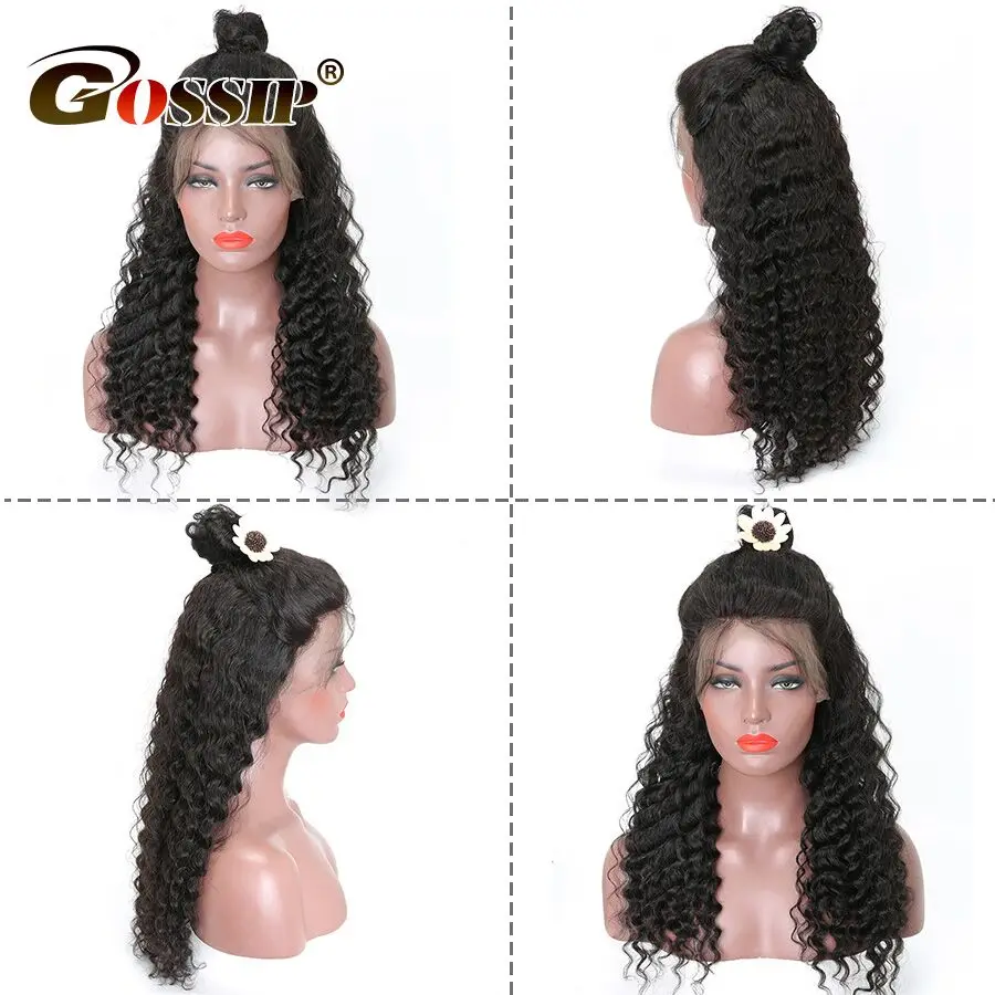 Preplucked Lace Front Human Hair Wigs 6 Lace Front Wig Malaysian