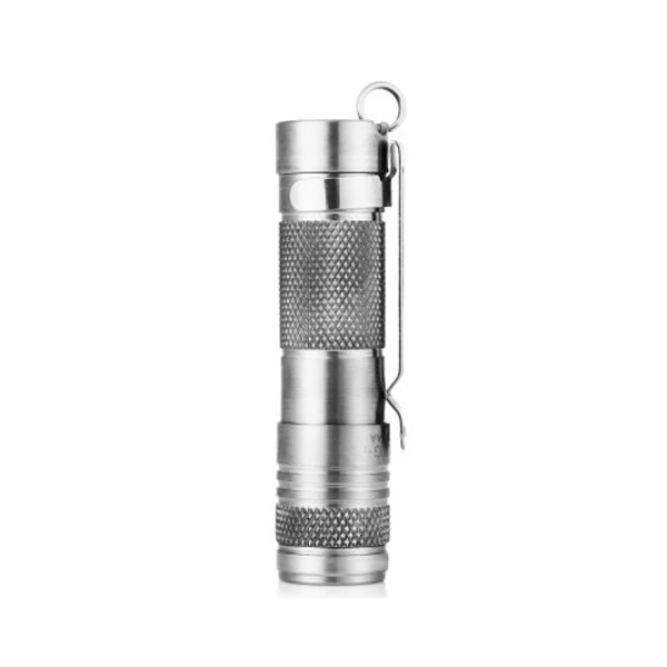 

DQG 230 Lumens Titanium Alloy flashlight XP-G2 3 modes Torch LED Portable Outdoor camping Flashlight for AA/14500 battery