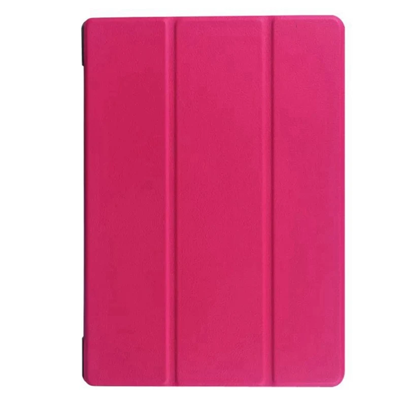 rose Ультратонкий чехол-подставка для lenovo tab 10 TB-X103F TAB3 10 Plus Tab 3 10 Plus Tab 3 10 Plus tab 3 10 чехол для планшета+ пленка+ ручка - Цвет: rose