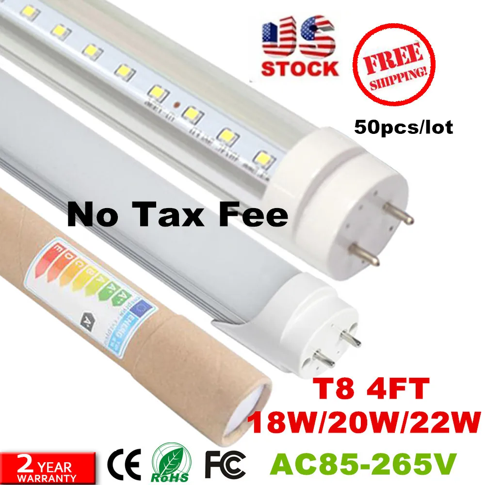 Светодиодная лампа t8 4 фута 18 Вт 20 22 1200 мм|led fluorescent lamp|light tubetube light |