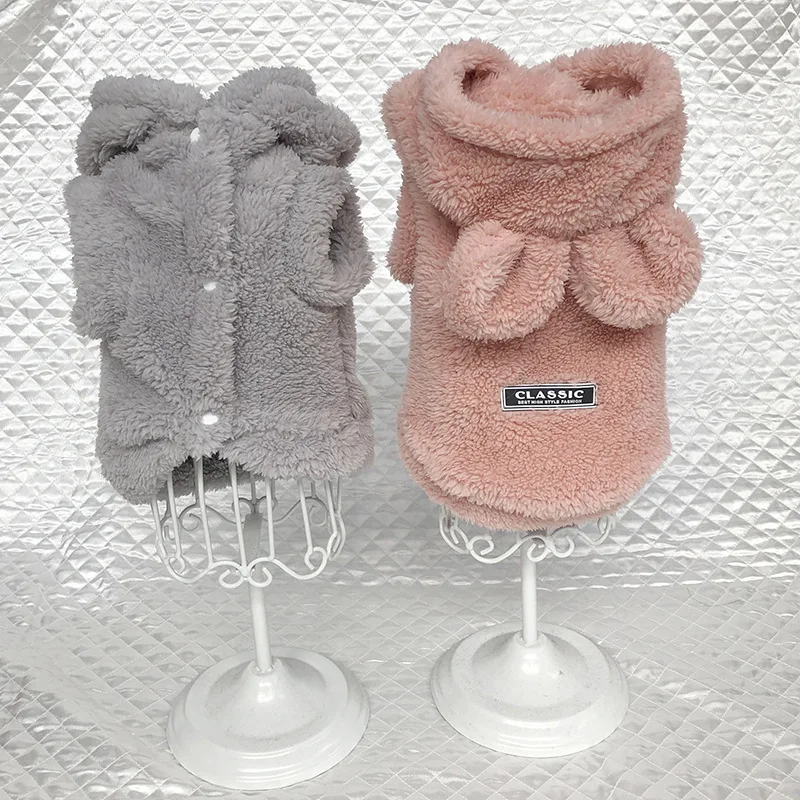 Hooded Dog Jacket as Winter Clothing to Protect Dogs from Cold