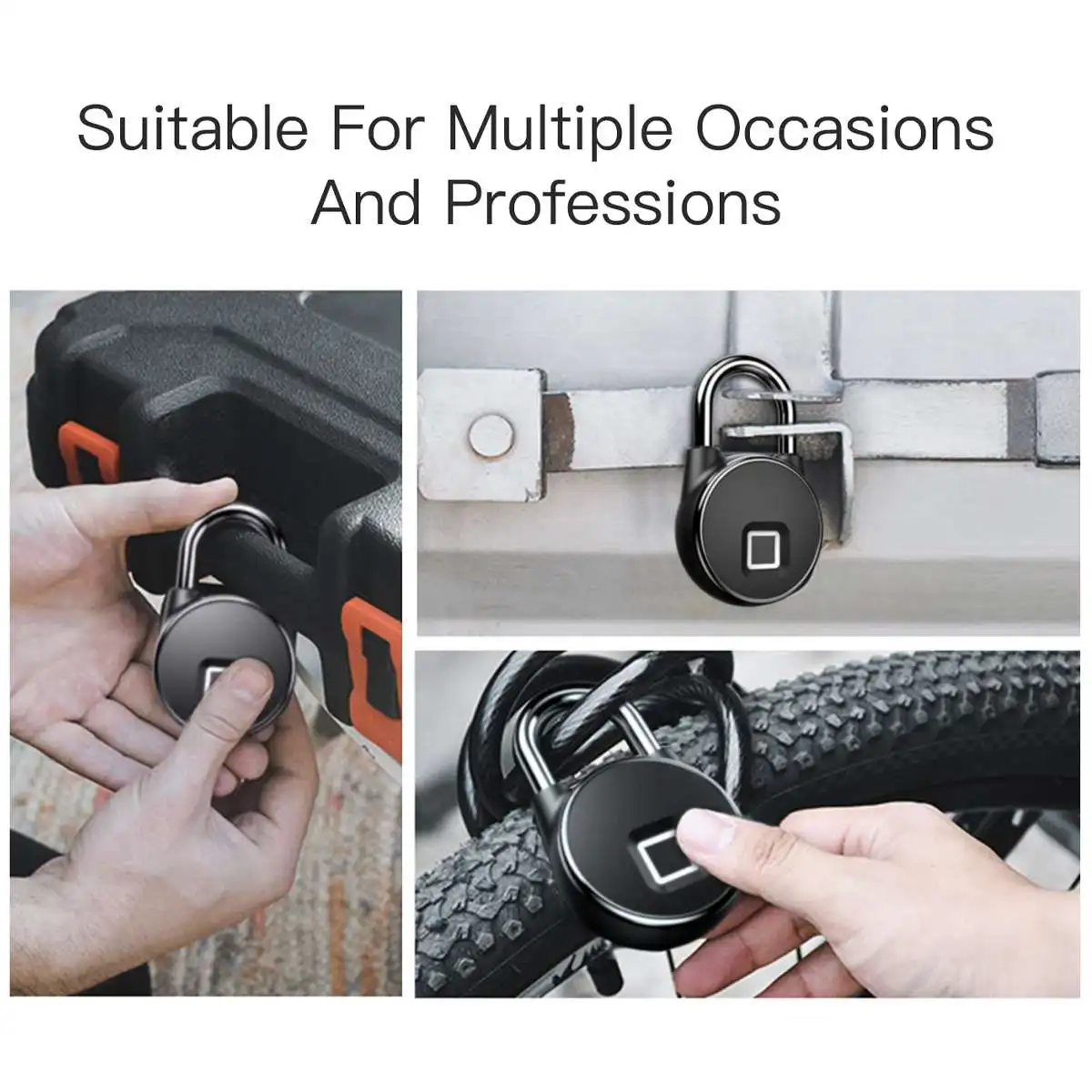 P22 замок отпечатков пальцев Bluetooth умный электрический дверной замок шкафчик перезаряжаемая батарея Противоугонная безопасность для дома/спортзала коробка