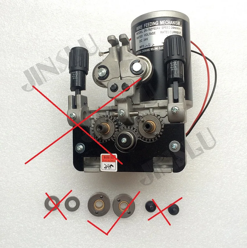 DC24/42V Engine For 76ZY-02AV ZK-76ZY02AV Mig Mechanism Wire Feeder Motor  Assembly Feeding Machine MIG MAG Welding Machine - AliExpress