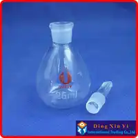 (10pieces/lot)25ml Gay-Lussac pycnometer,specific gravity bottle,picnometer