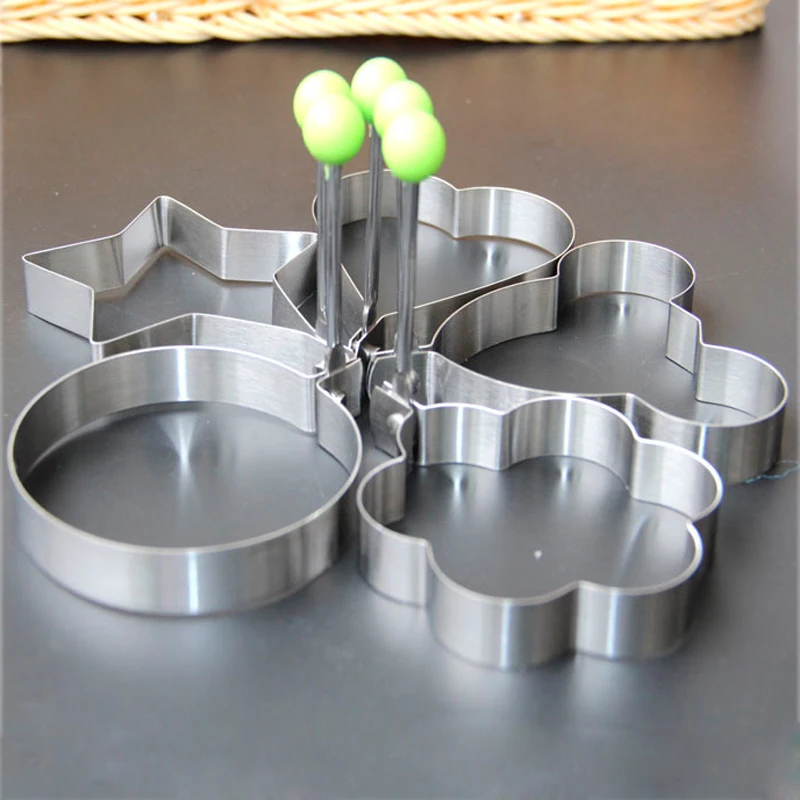 Buy Omelette mould Stainless steel decorating tip set