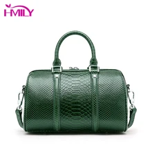 HMILY модные женские сумки из змеиной кожи, женская сумка на плечо из натуральной кожи, модная сумка из натуральной воловьей кожи, сумка-мессенджер
