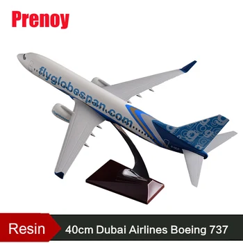 

40cm Resin B737-800 Flyglobespan Airlines Model Boeing 737-800 Static Aircraft Model Flyglobespan Airplane Airways Model Gift