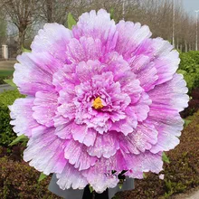 Artificial Flowers peony flower 17cm 80cm dance show props Student stage performance dance performance