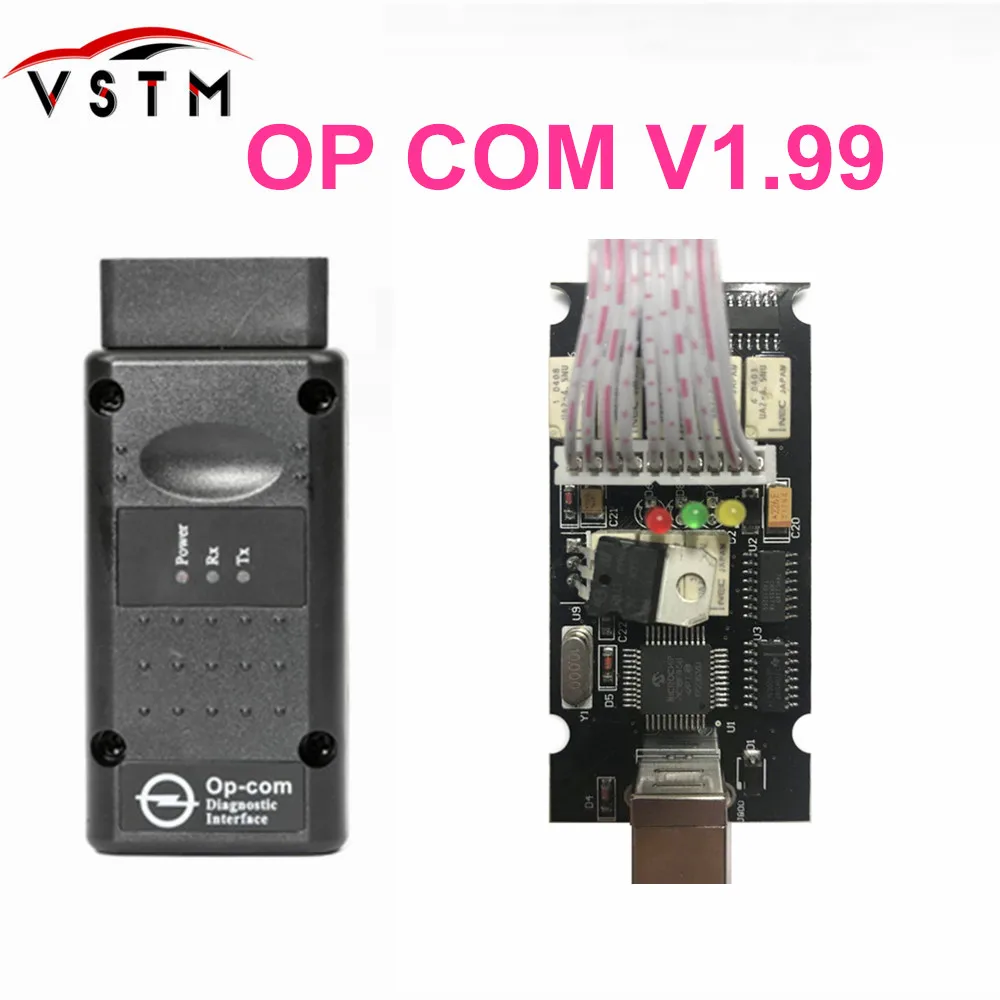 2018 Newest V1.99 OP COM 1.99 V1.95 pic18f458 A+ quality OP COM For Opel Diagnostic