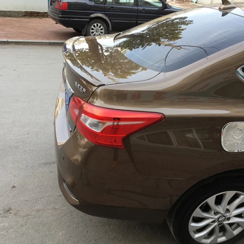 Спойлер для Nissan Sentra 2012 2013 2014 2015 автомобильная фотосессия неокрашенный праймер из