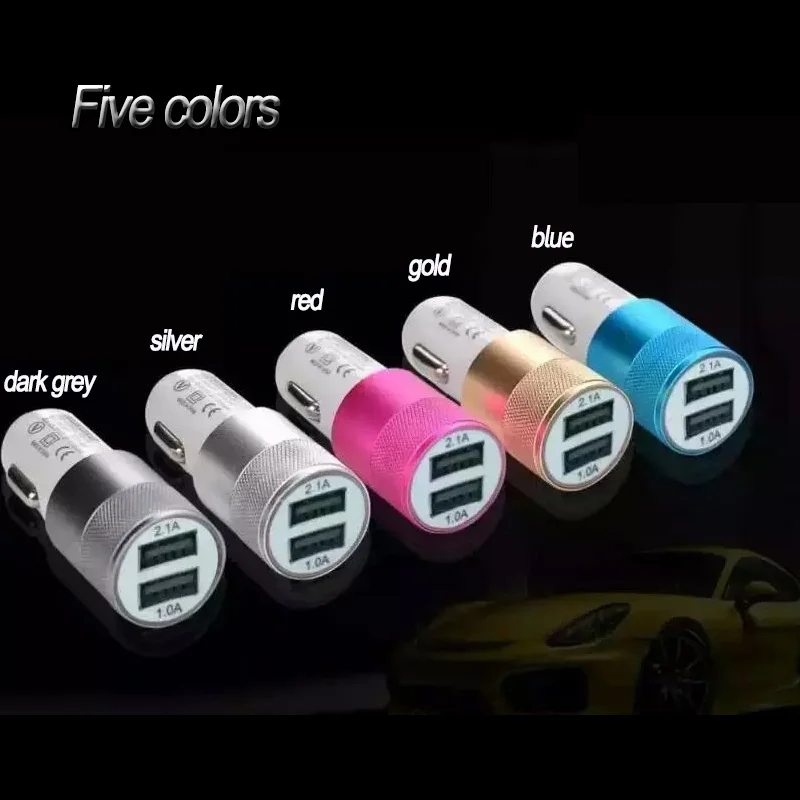 Автомобильный USB двухпортовое зарядное устройство для мобильного телефона машинная Зажигалка для сигарет для Apple iPhone 7 Plus samsung S5 Neo S6 J2 3 4 5 6 7 8 - Тип штекера: Universal