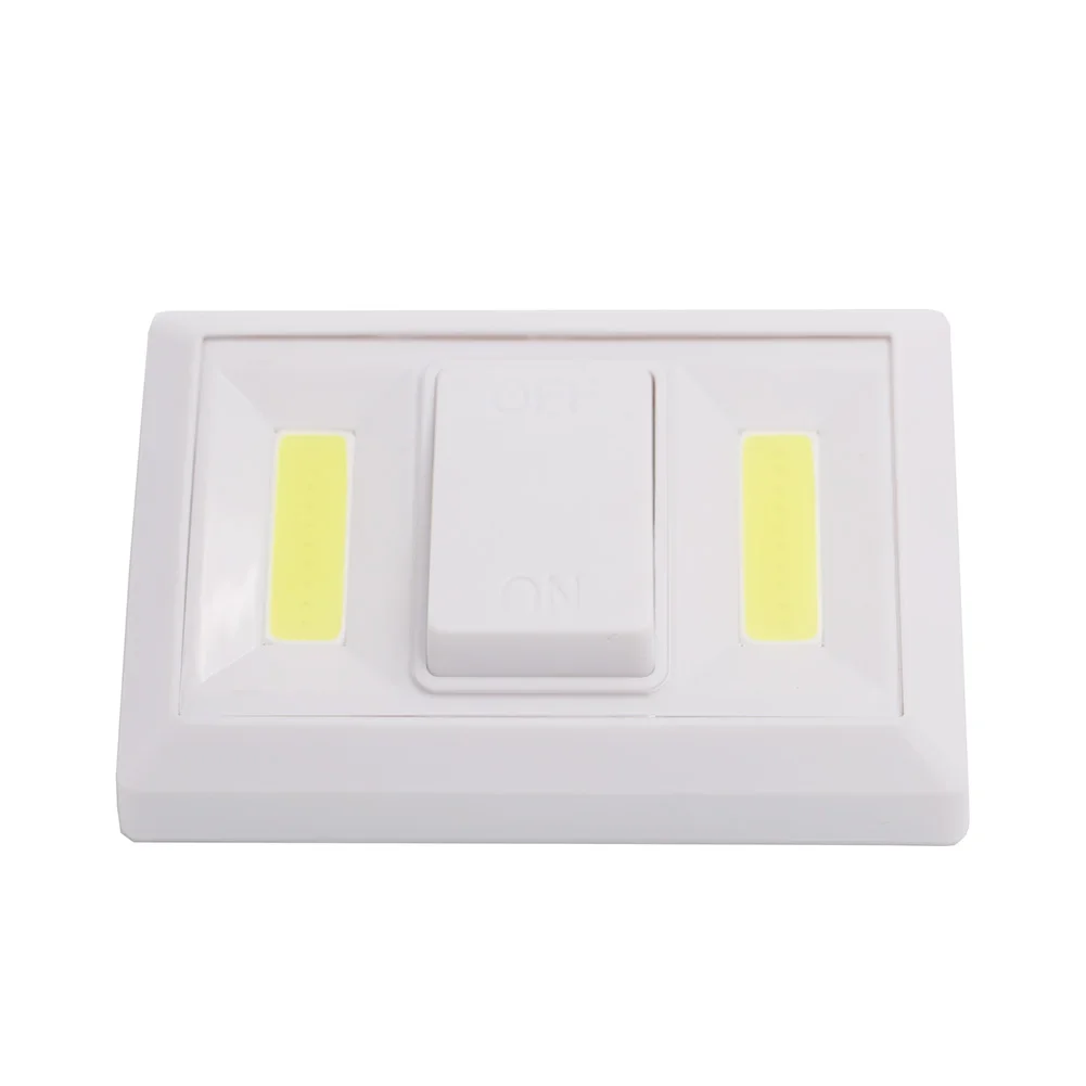 

2 COB LED Magnetic Wall Lamp Switch Night Lights Battery Operated Kitchen Bathroom Cabinet Garage Closet Camp Emergency Lamp