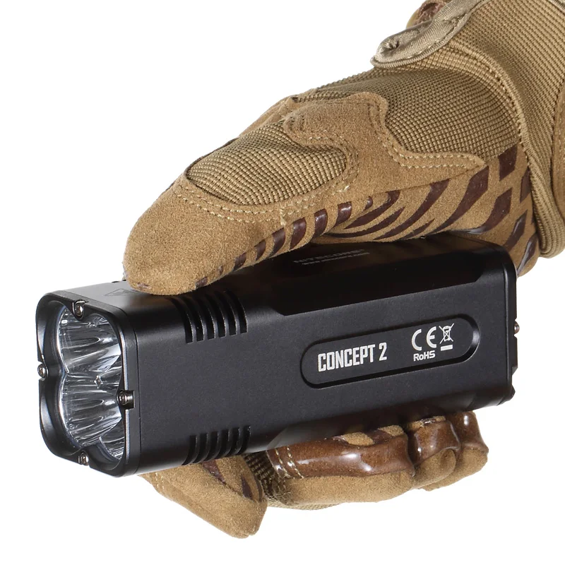 Фонарик NITECORE Concept 2 C2 4 * CREE XHP35 HD max 6500 люмен ручной фонарь с 398 метром и встроенным