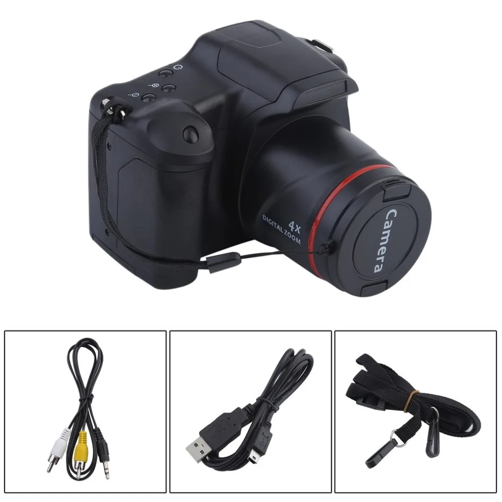 Portable HD Digital Camera CMOS Manual Medium/Long Focus Optical Zoom SLR Operation Home Usage Anti-Shake DV Camcorder