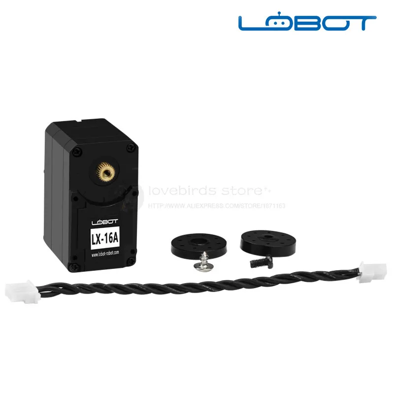 

LX-16A Serial Bus Servo / Smart Serial Dual-axis Digital Servo / High Torque High Accuracy for DIY bionic robot