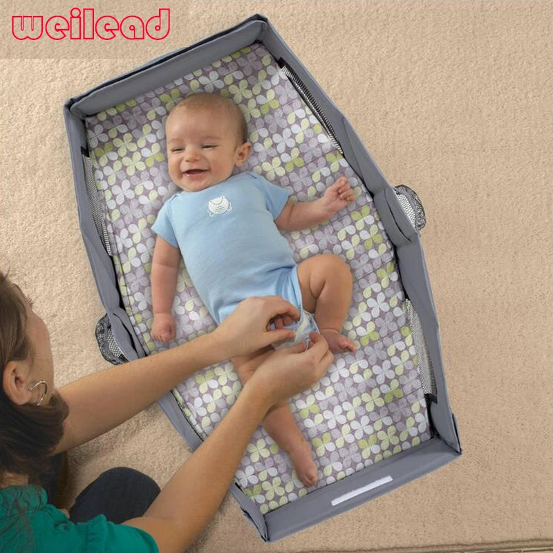 baby carrycot newborn children cot baby folding crib bed for travel