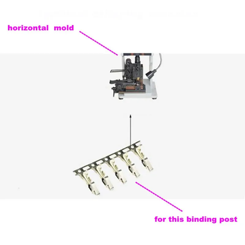 High-speed terminal crimping machine Automatic Wire Crimping Machine with horizontal mold blades Free shipping