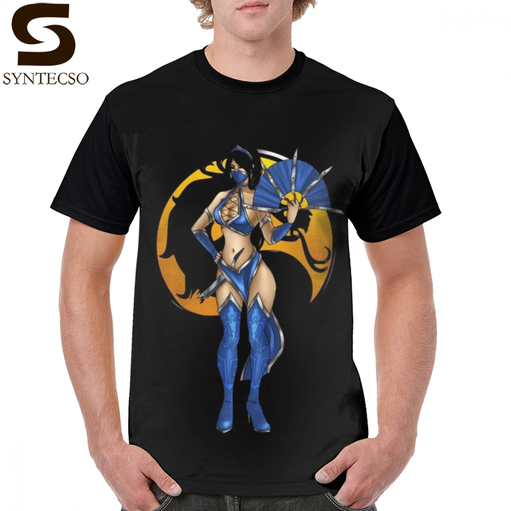 Футболка Mortal Kombat футболка Kitana потрясающая Пляжная с графическим рисунком 100