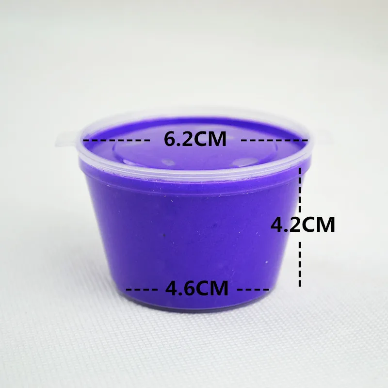 24 color Baby Speelgoed Crystal Gekleurde Klei Modder Intelligente DIY Squishy Hand Gum Slime Plasticine Rubber Modder Playdough