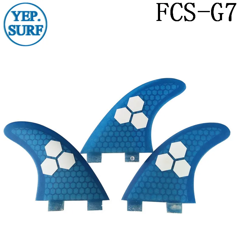 Плавник для серфинга FCS G7 Fin сотовый плавник доски синий цвет квилhas thruster