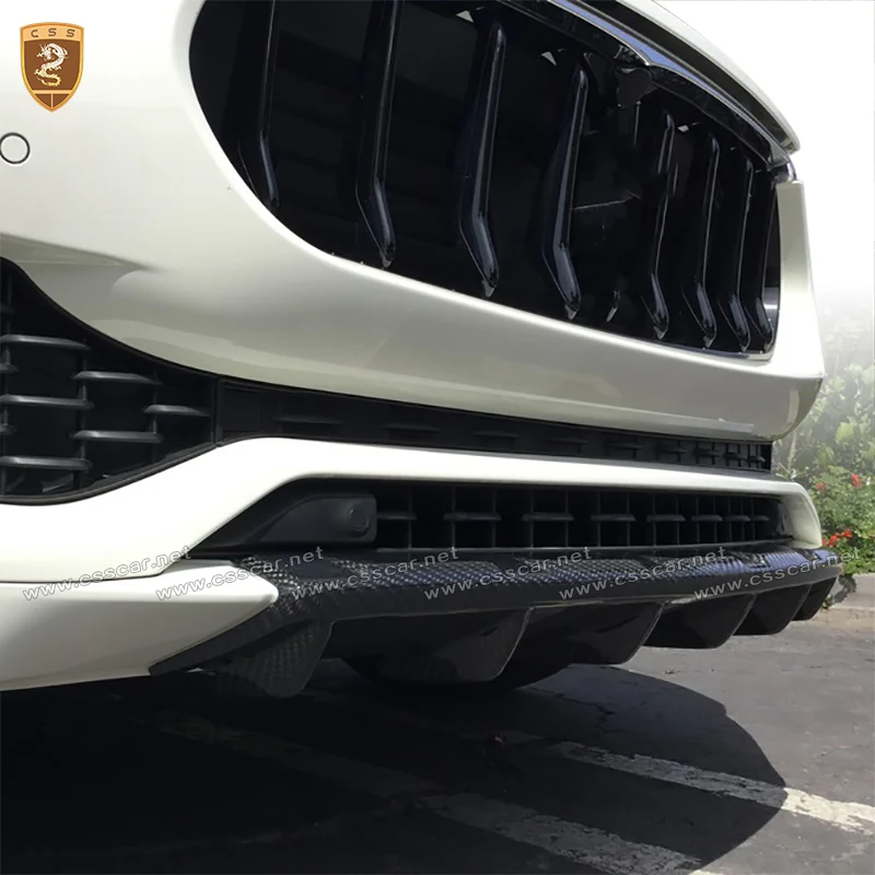 

7pcs/set Carbon Fiber Body Kits Spoiler Front Lip Rear Diffuser Fit For Maserati Levant Car Styling Auto Modified Accessories