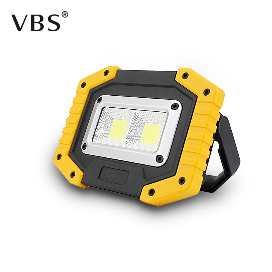 

20W 400LM Portable LED Spotlight Rechargeable Outdoor Lawn Floodlight Spot Work Light Camping Fishing Lamp Emergency Lamp