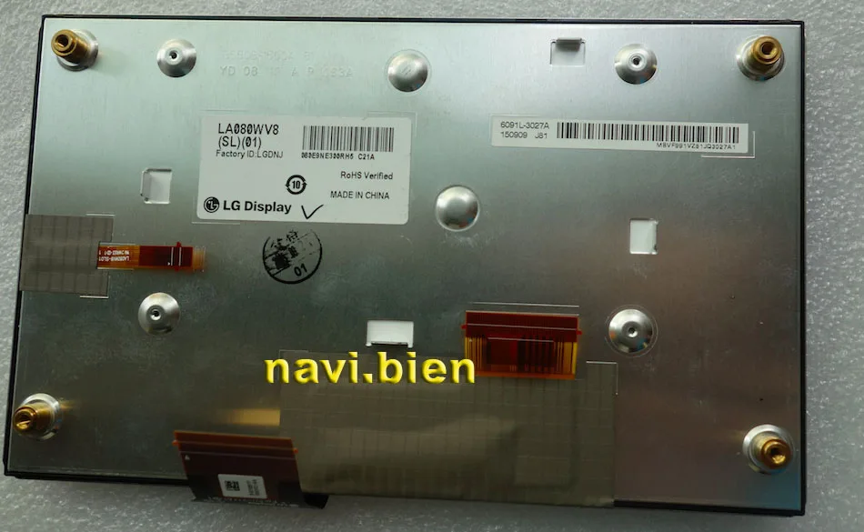 

2PCS Brand new L.G 8inch LCD display LA080WV8-SL01 LA080WV8(SL)(01) with touch screen panel for car DVD PGS navi