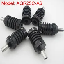 6 шт. Новые 25 мм черный алюминиевый сплав татуировки сцепление трубы с задней стволом для татуировки пулемет поставка AGR25C-A6