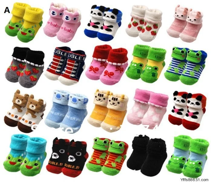 

2017 Newborn training The new Unisex Baby Kids Toddler socks The baby boat socks Girl Boy Anti-slip Socks YFF